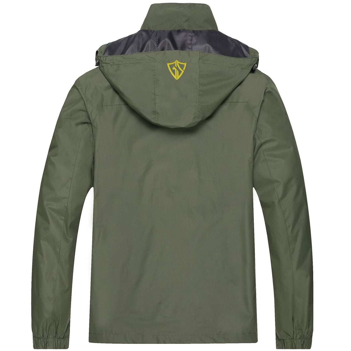 Men's Waterproof Lightweight Hooded Windbreaker Jacket