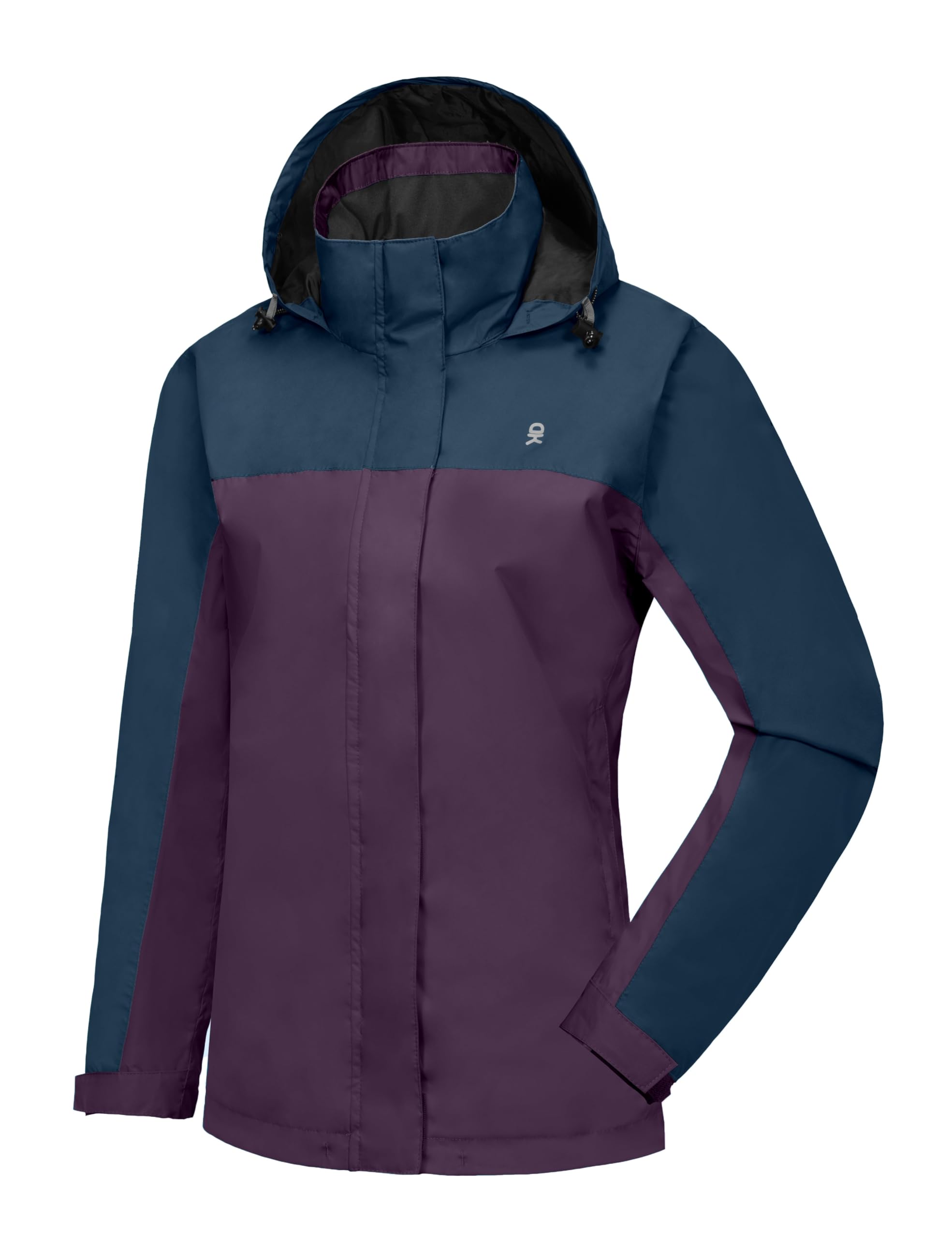 Women's Waterproof Hooded Hiking Rain Jacket