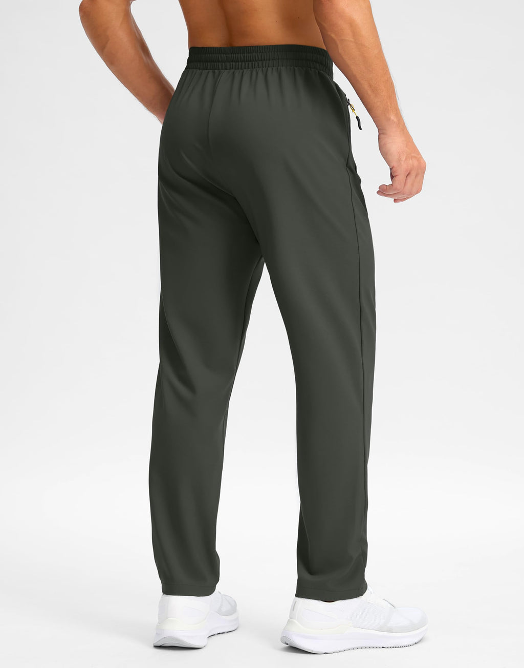 Men's Lightweight Quick-Dry Hiking Pants with Zipper Pockets