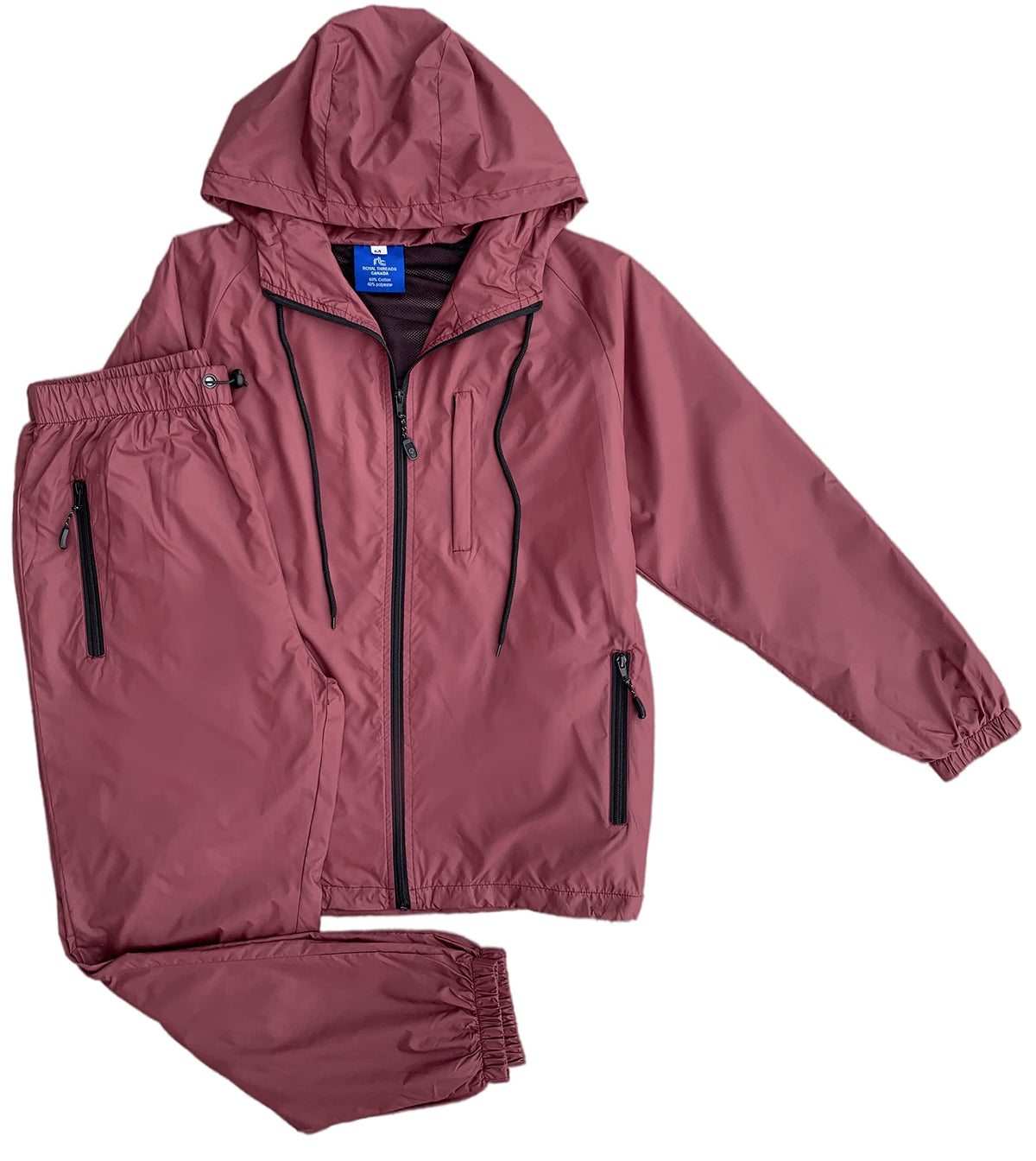 Men's 2-Piece Lightweight Windbreaker Tracksuit Set