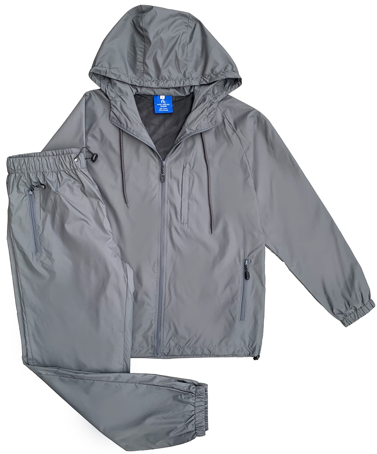 Men's 2-Piece Lightweight Windbreaker Tracksuit Set