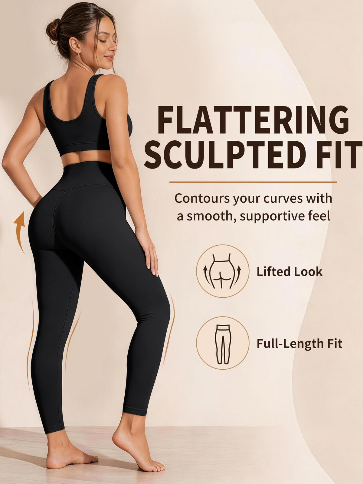 Laite Hebe Leggings for Women - High Waisted Full Length Buttery Soft Yoga Pants for Workout Athletic Daily