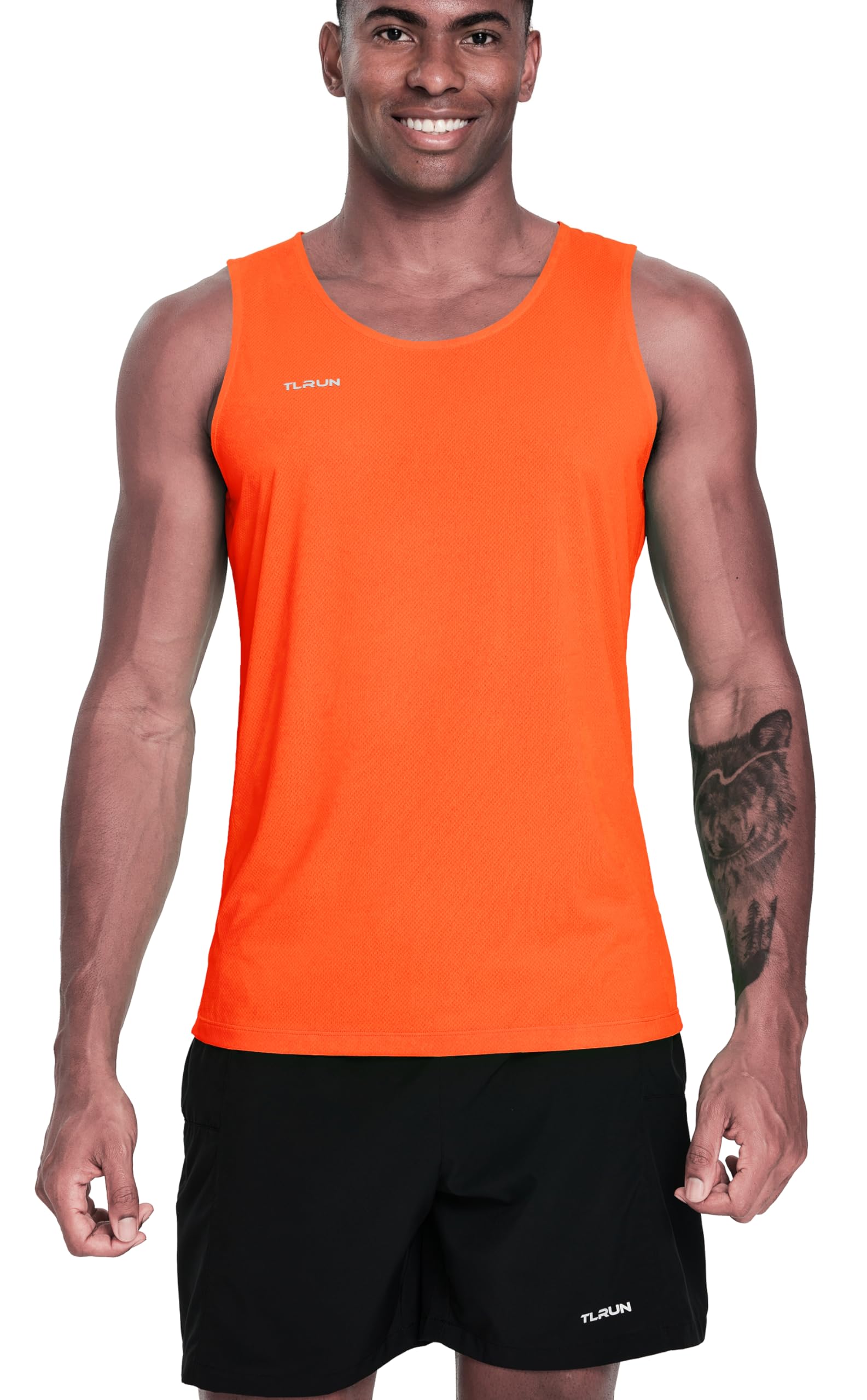 TLRUN Men’s Performance Running Tank Top Ultra Lightweight Singlet