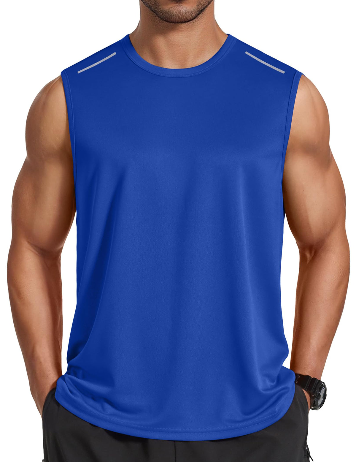 COOFANDY Men's Sleeveless Shirt Quick Dry Workout Tank Top Gym Muscle T Shirts Sport Athletic Tanks Moisture Wicking
