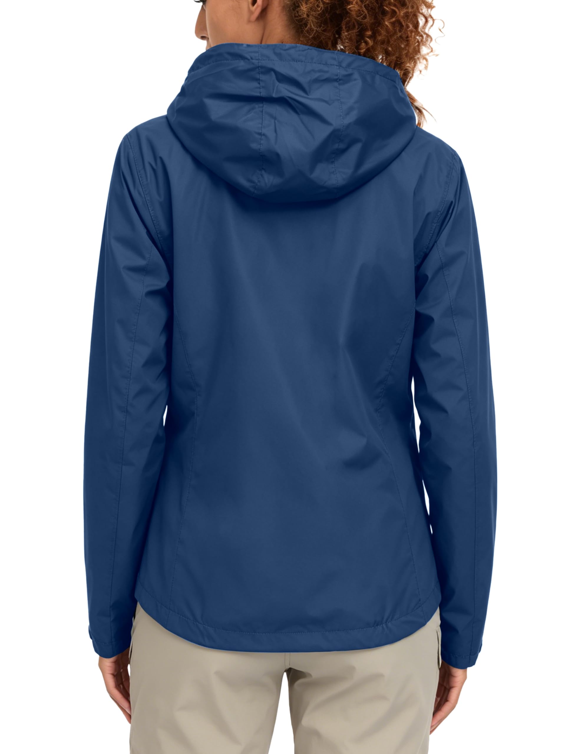 Women's Waterproof Hooded Hiking Rain Jacket
