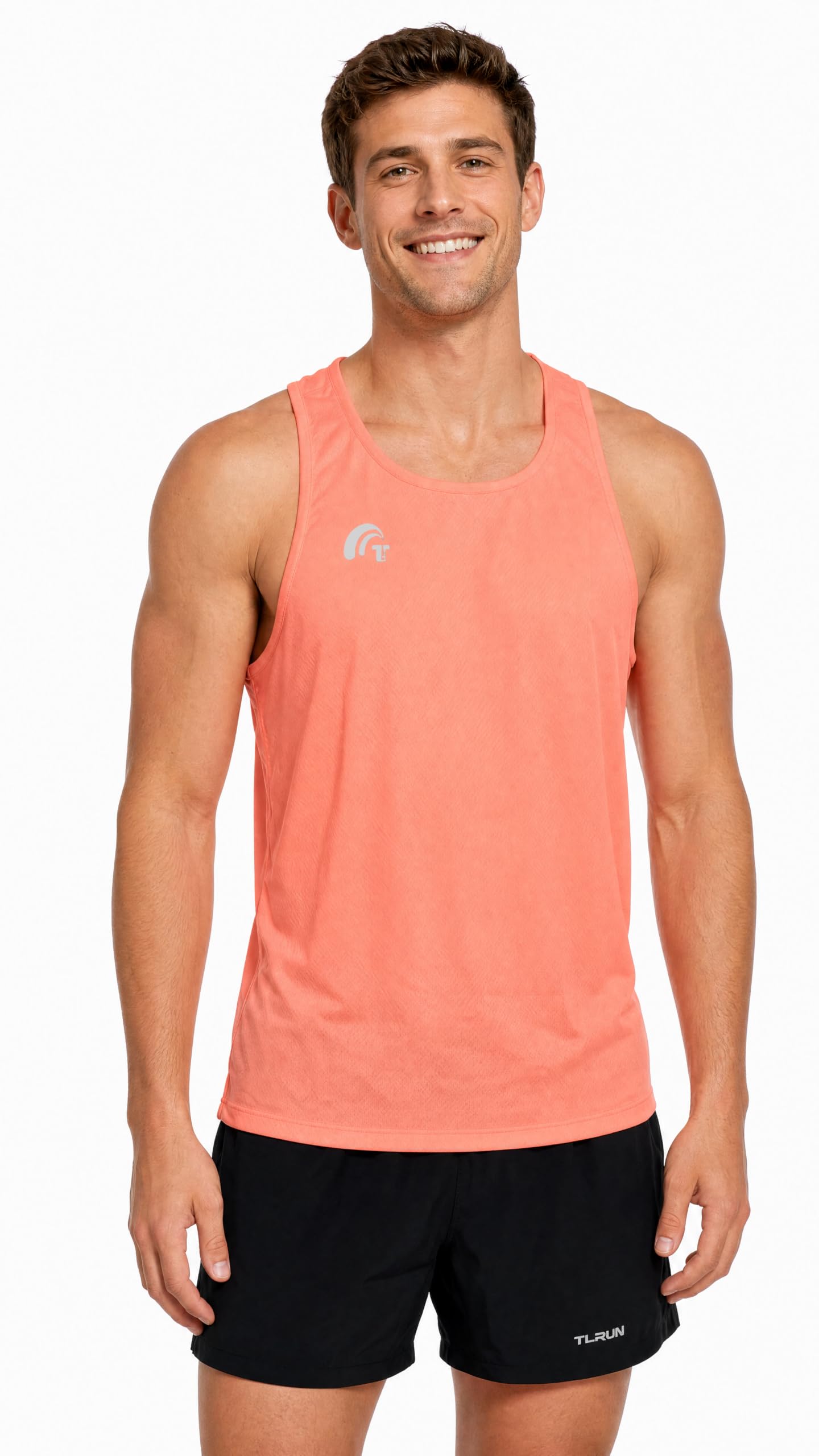 TLRUN Men’s Performance Running Tank Top Ultra Lightweight Singlet