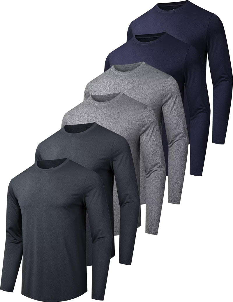 Men's Multi-Pack UPF 50+ Quick-Dry Long-Sleeve Sun Shirts