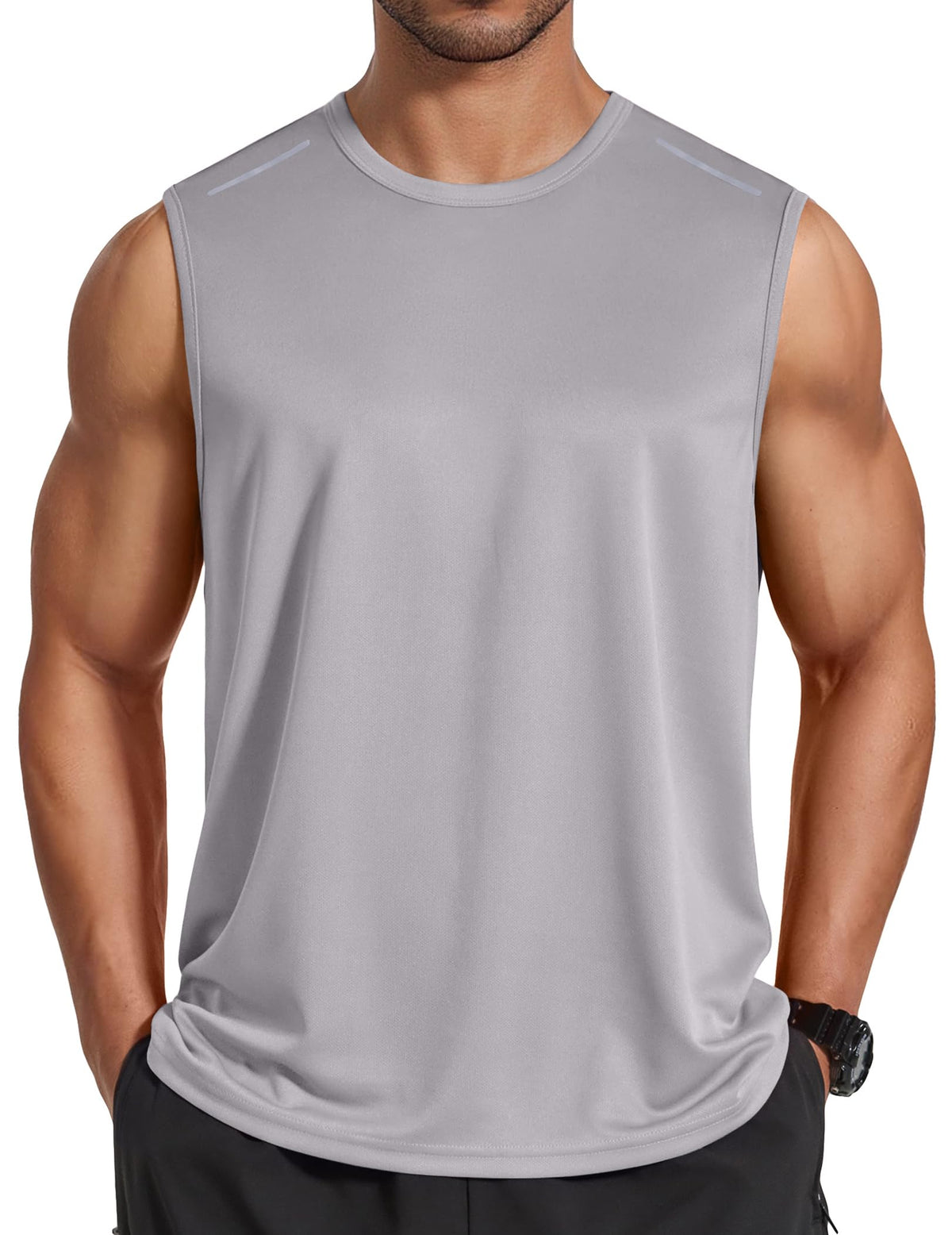 COOFANDY Men's Sleeveless Shirt Quick Dry Workout Tank Top Gym Muscle T Shirts Sport Athletic Tanks Moisture Wicking