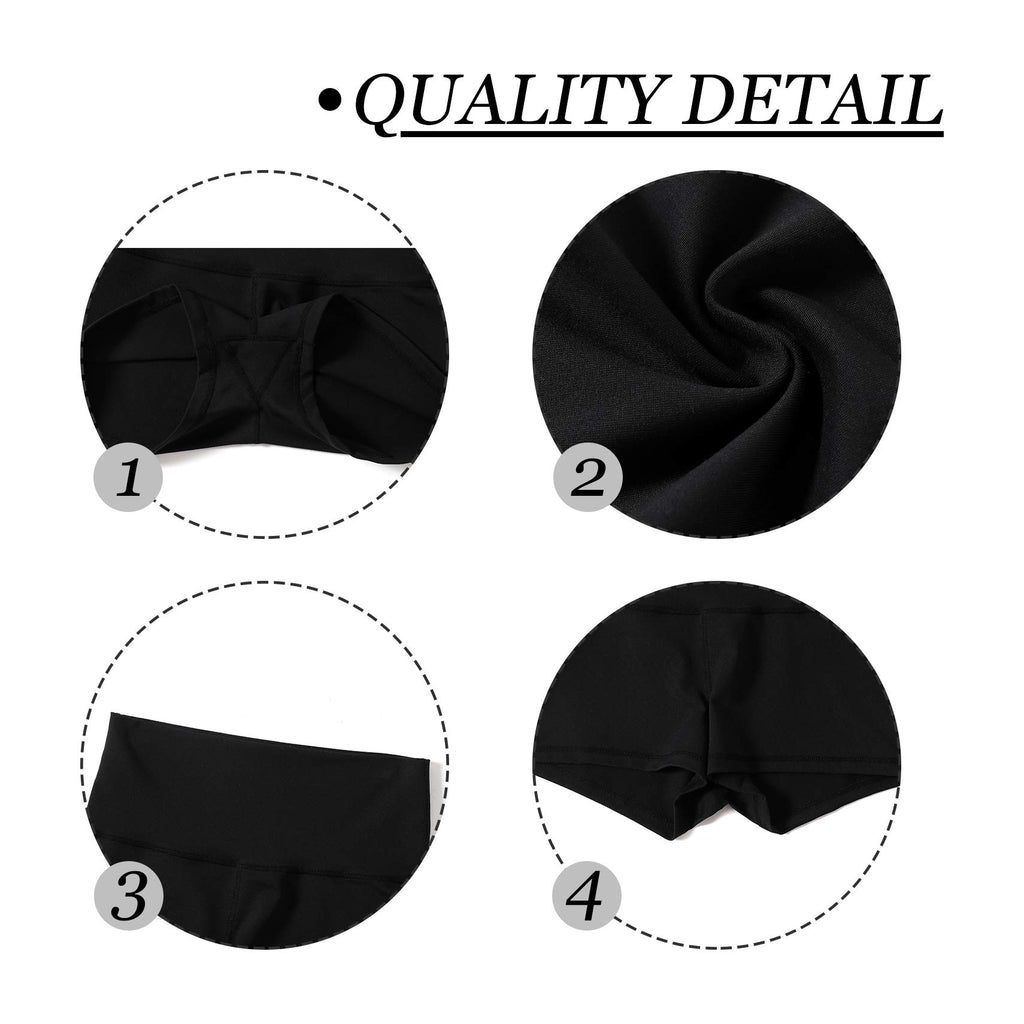 Women's High-Waist Biker Shorts with Side Pockets