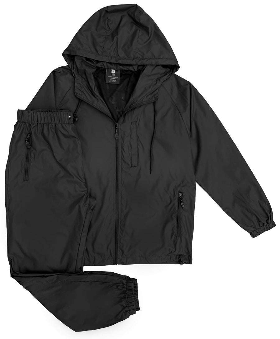 Men's 2-Piece Lightweight Windbreaker Tracksuit Set