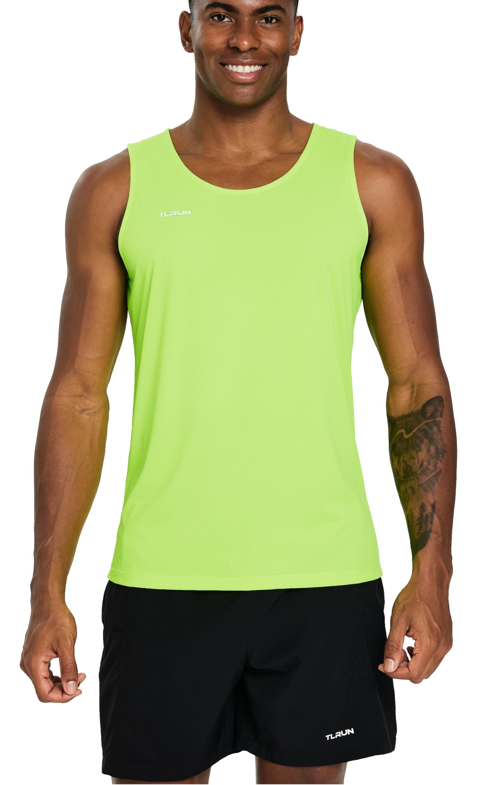TLRUN Men’s Performance Running Tank Top Ultra Lightweight Singlet