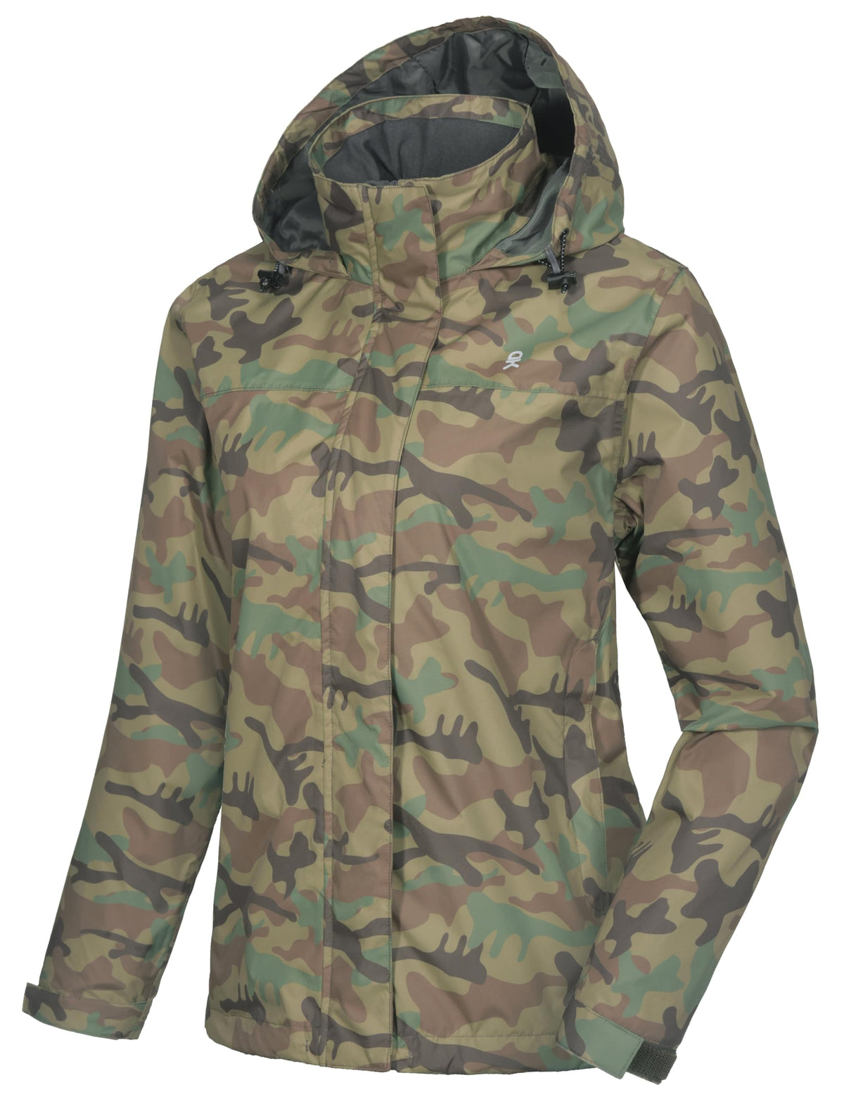 Women's Waterproof Hooded Hiking Rain Jacket