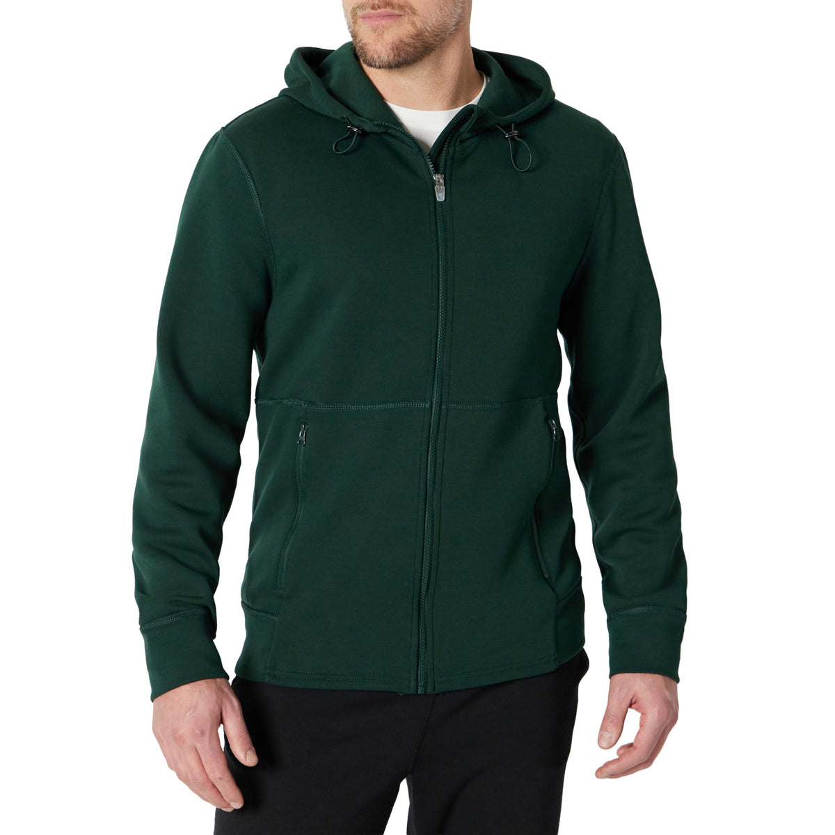 Men's Relaxed-Fit Full-Zip Active Hoodie
