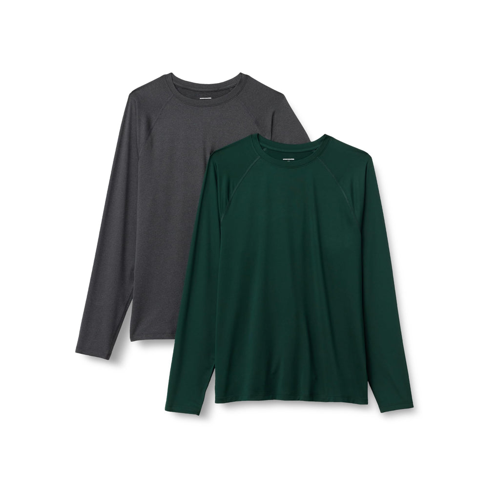 Amazon Essentials Men's Active Quick Dry Tech Stretch Lightweight Long-Sleeve T-Shirt (Available in Big&Tall)
