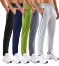 Men's Lightweight Stretch Joggers with Zipper Pockets