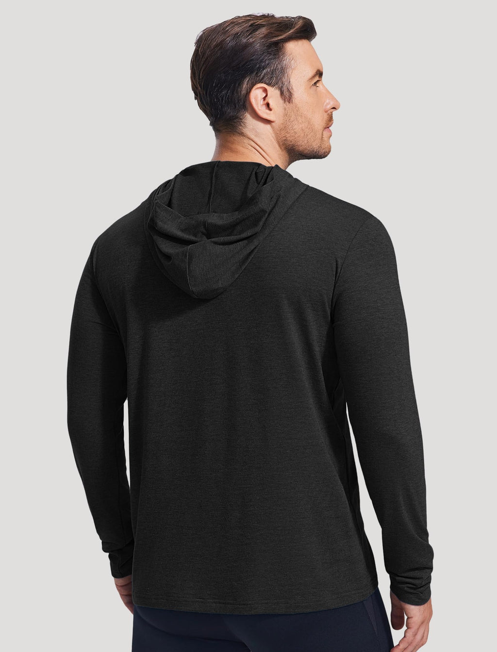 Men's Lightweight Long-Sleeve Pullover Hoodie