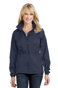 Women's Core Lightweight Wind Jacket in Navy and Grey