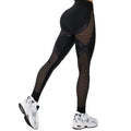 Women's Mesh Tummy-Control Workout Yoga Leggings