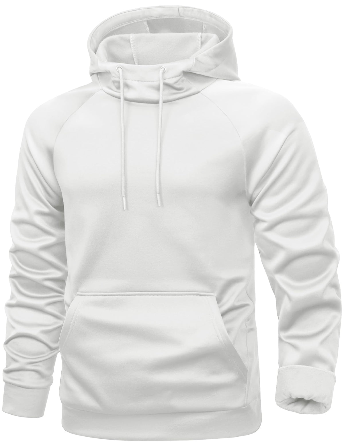 Men's Fleece-Lined Pullover Hoodie with Kangaroo Pocket