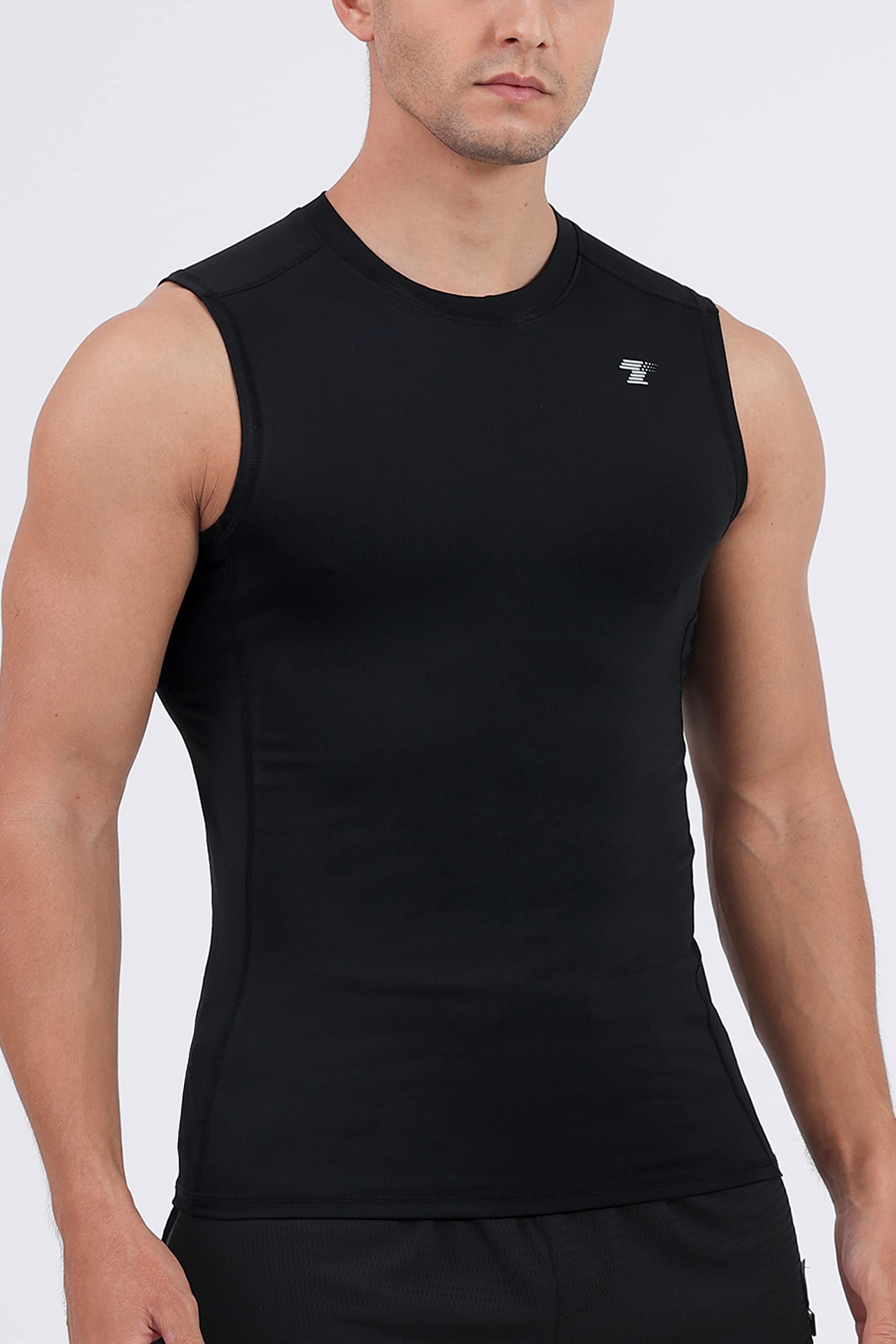 Men's 5-Pack Sleeveless Compression Training Tank Tops