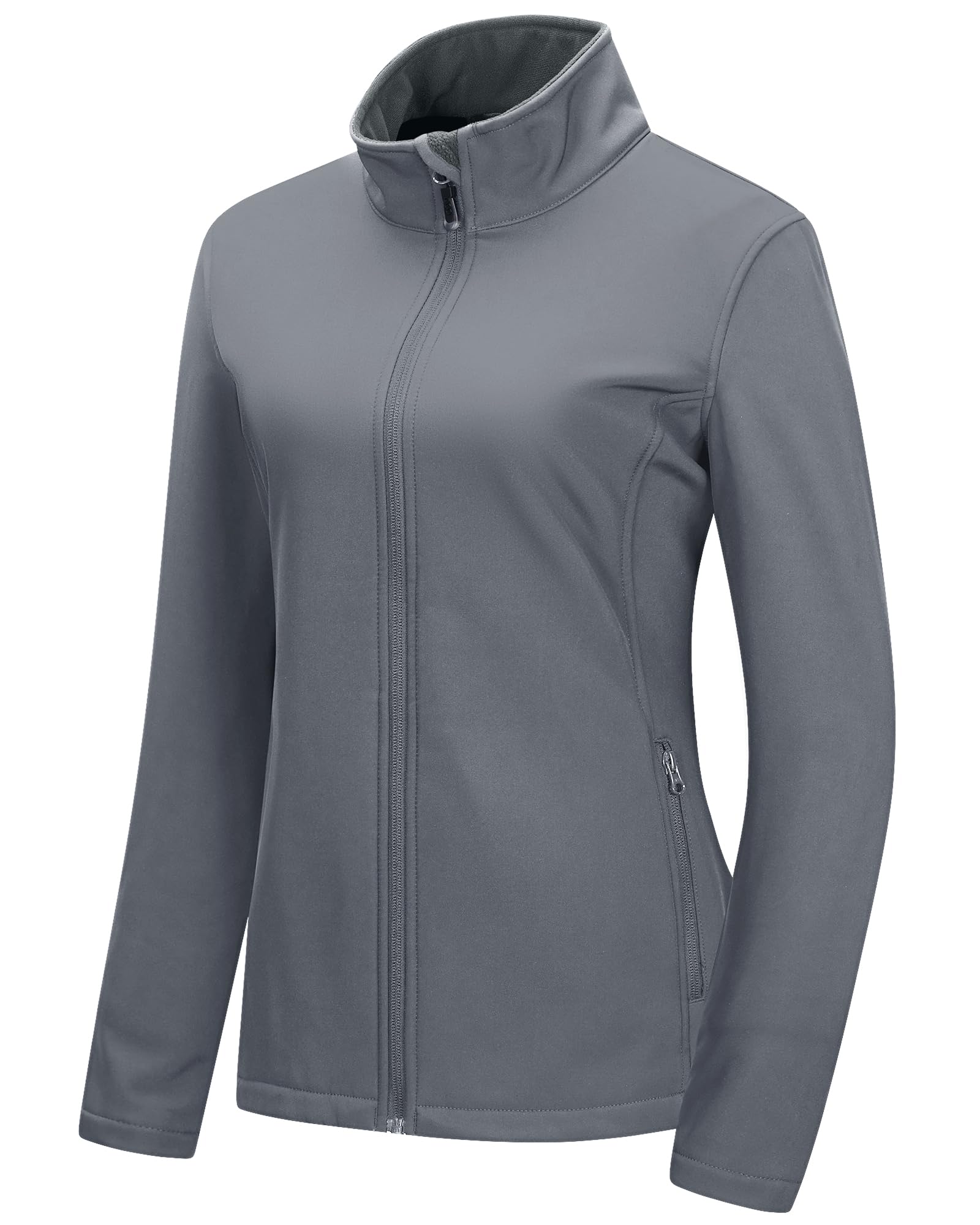Women's Waterproof Fleece-Lined Softshell Jacket