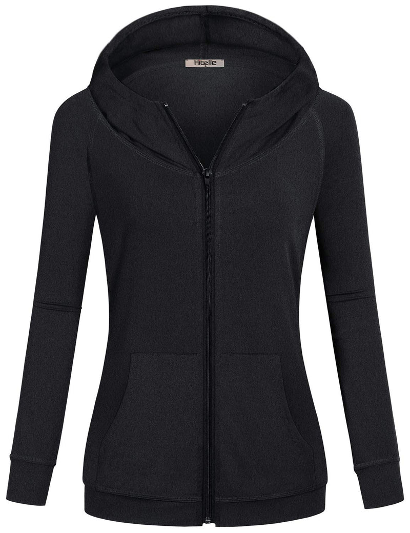 Women's Full-Zip Fleece-Lined Hoodie with Secure Pockets