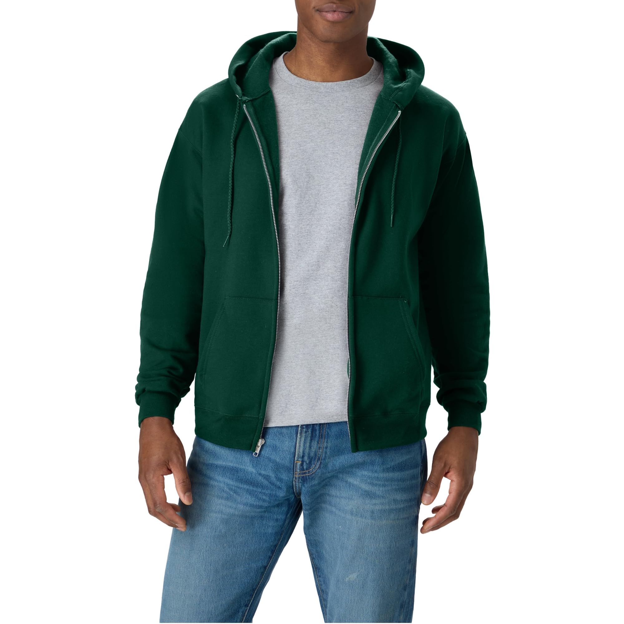 Men's EcoSmart Full-Zip Fleece Hoodie Sweatshirt
