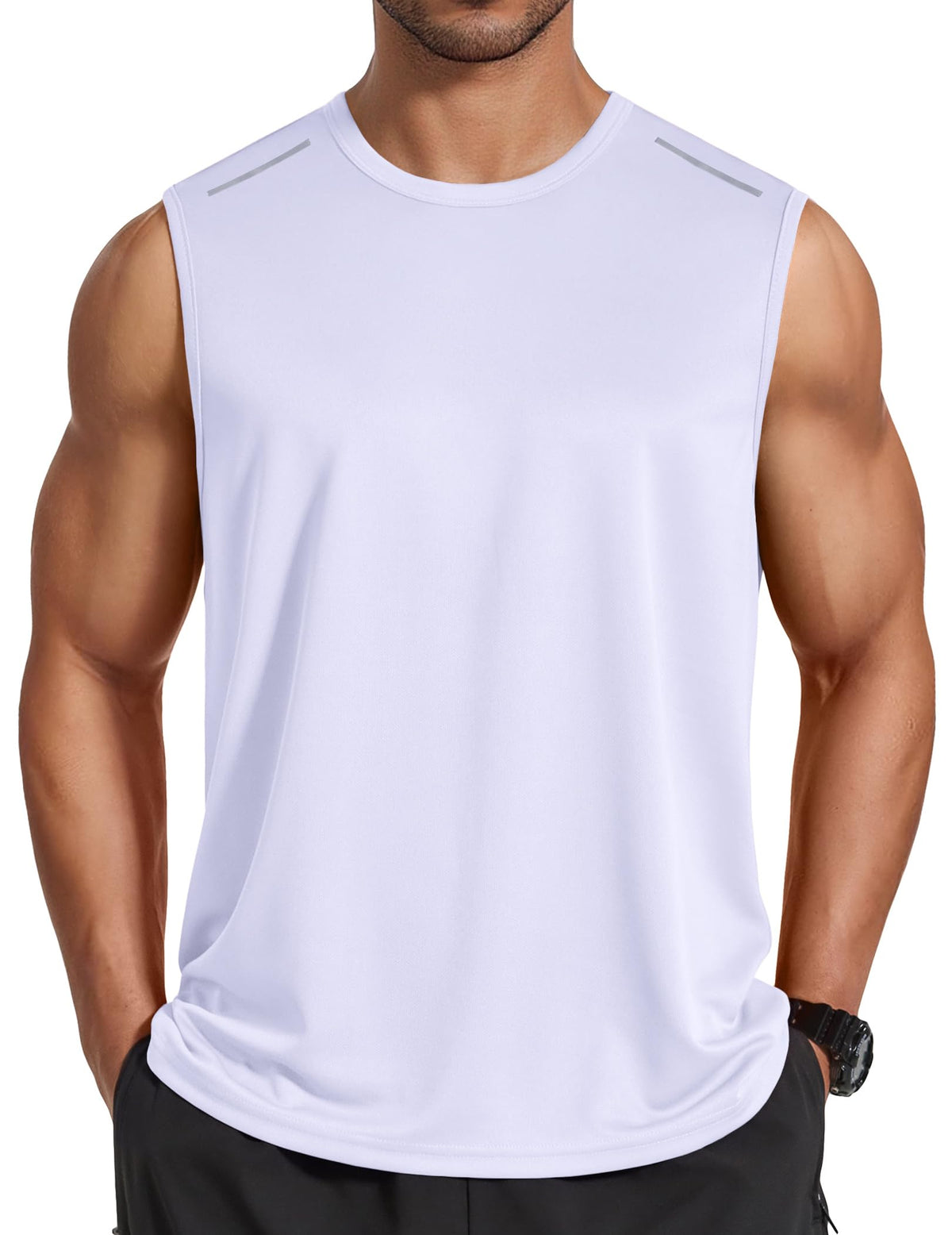 COOFANDY Men's Sleeveless Shirt Quick Dry Workout Tank Top Gym Muscle T Shirts Sport Athletic Tanks Moisture Wicking