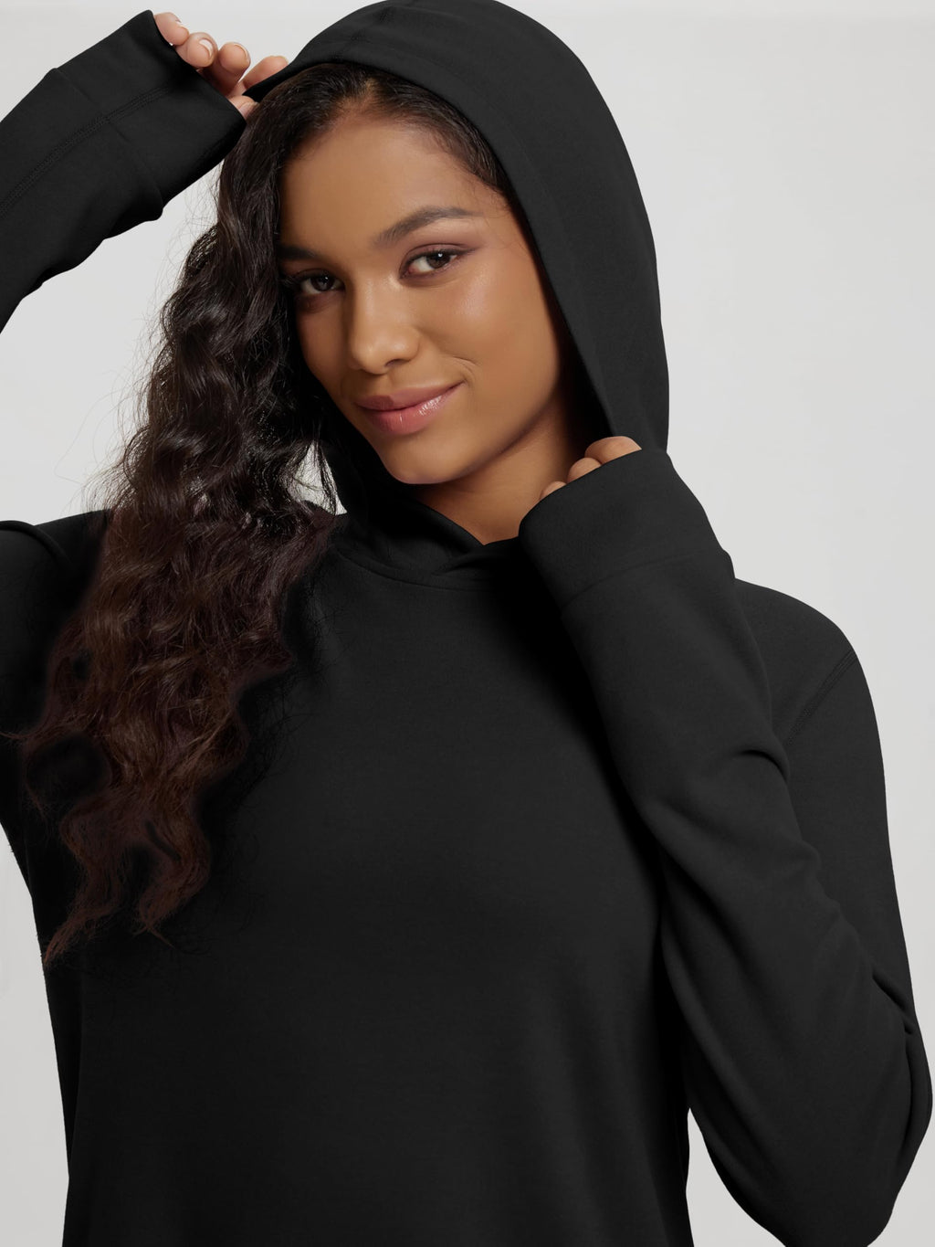 Women's Ultra-Soft Stretch Fleece Pullover Hoodie