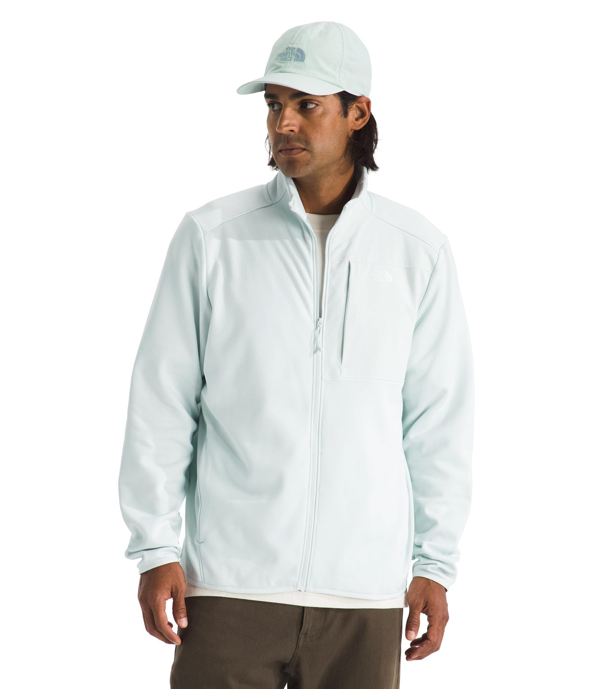 Men's Lightweight Full-Zip Fleece Jacket with Zip Pockets