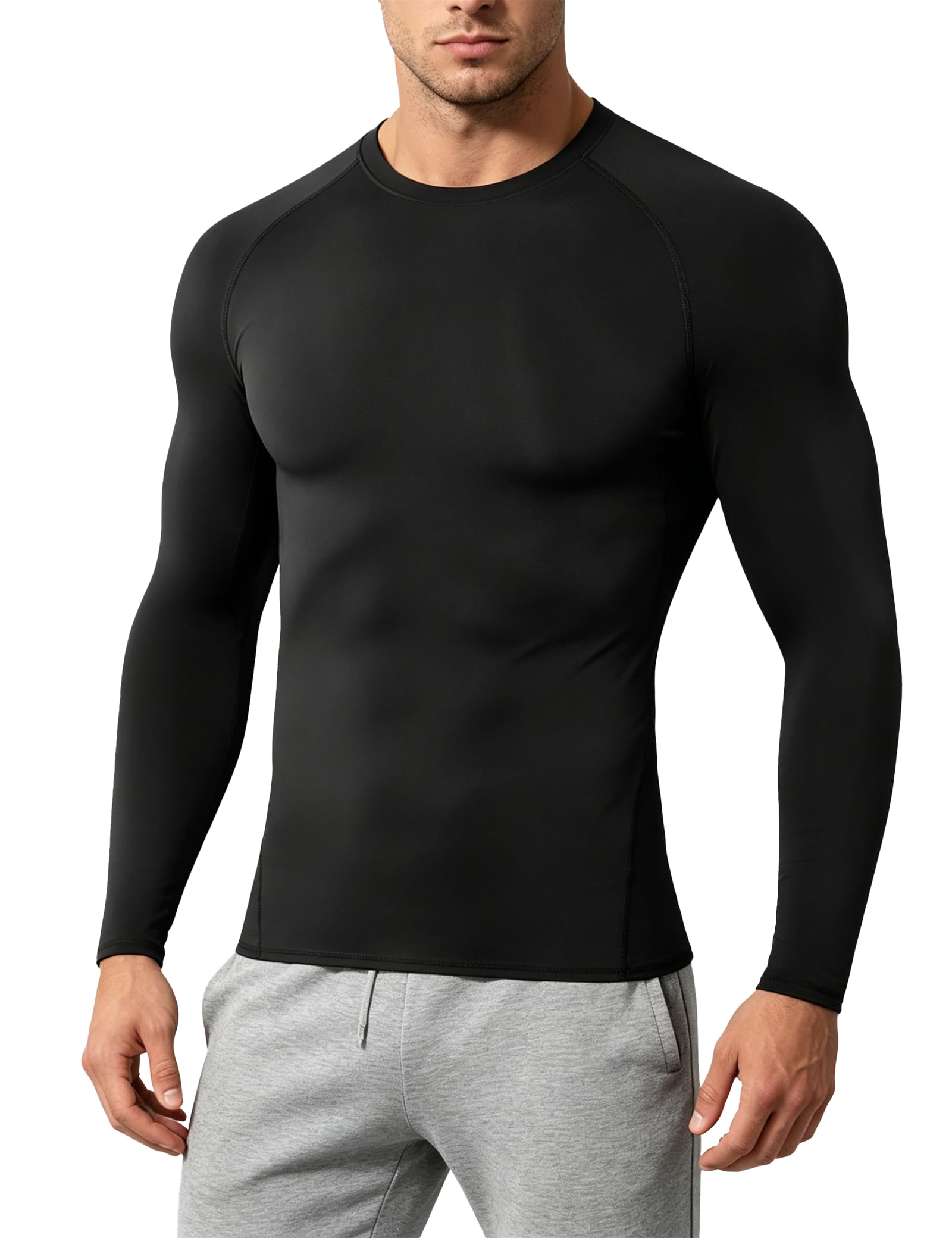 Men's Multi-Pack Long-Sleeve Compression Training Shirts