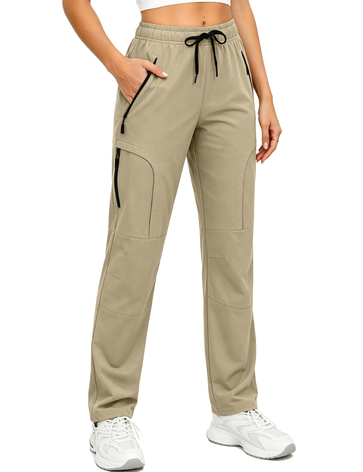 Women's UPF 50+ Lightweight Stretch Cargo Hiking Pants