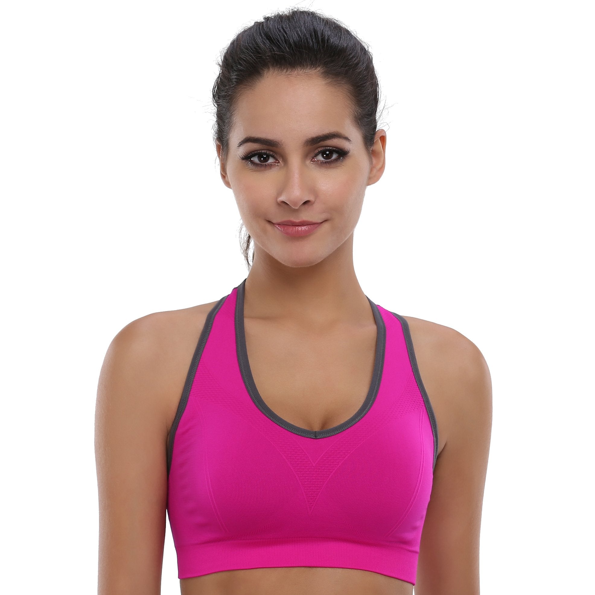 Women's Seamless Racerback High-Impact Sports Bra