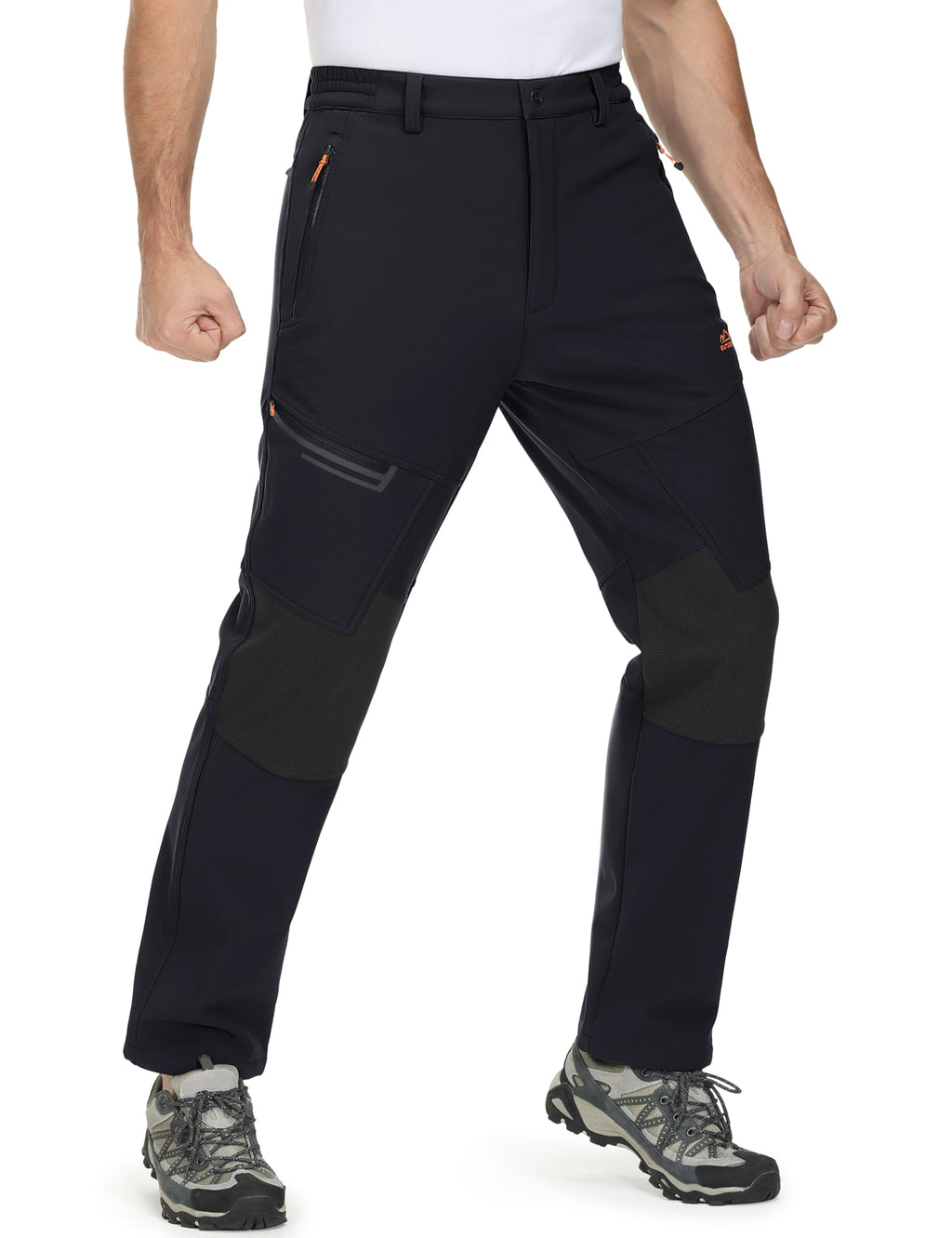 Men's Insulated Fleece-Lined Water-Resistant Hiking Pants
