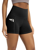 Women's High-Waist Tummy-Control Biker Shorts with Pockets