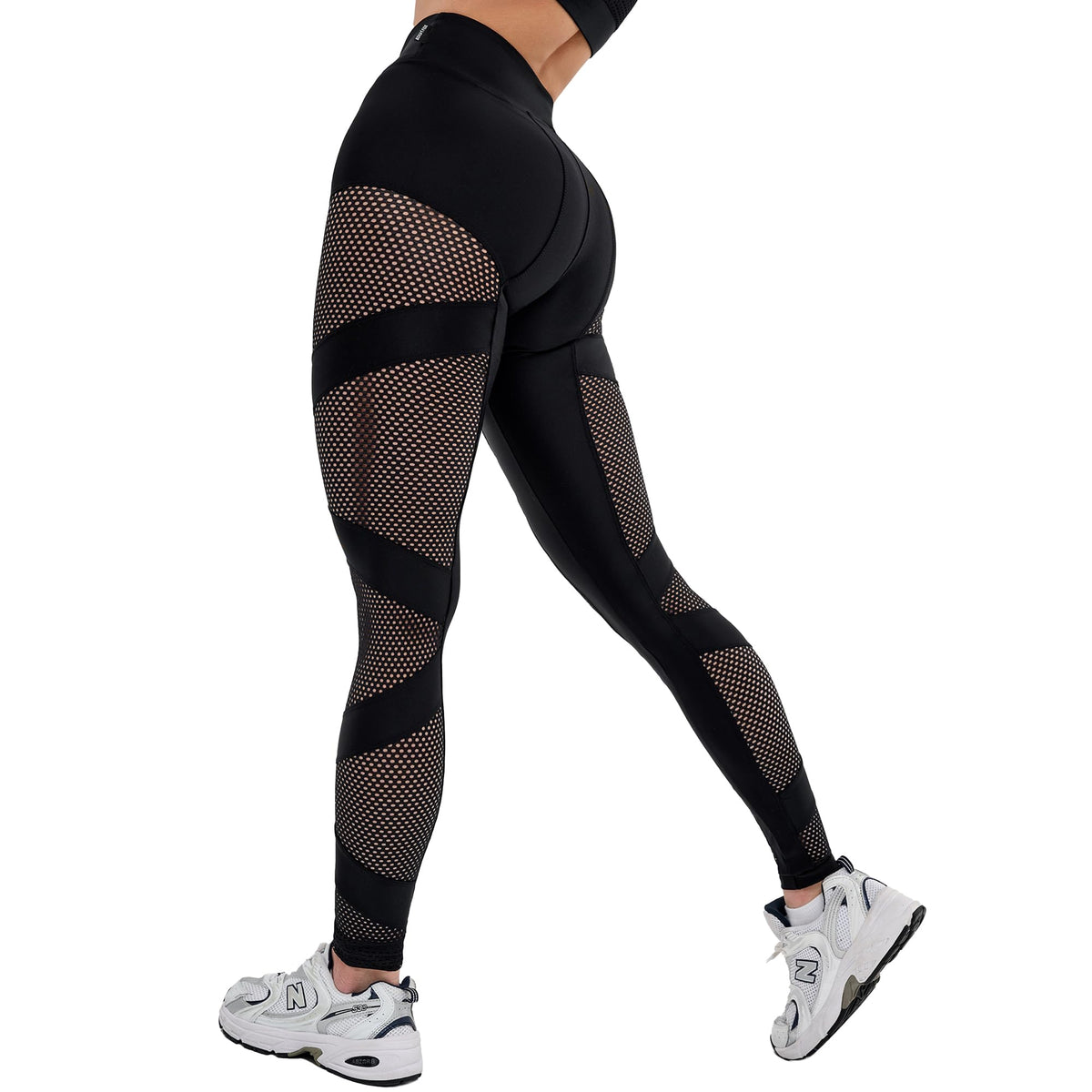 Bona Fide Mesh Leggings for Women - Tummy Control Workout Yoga Pants