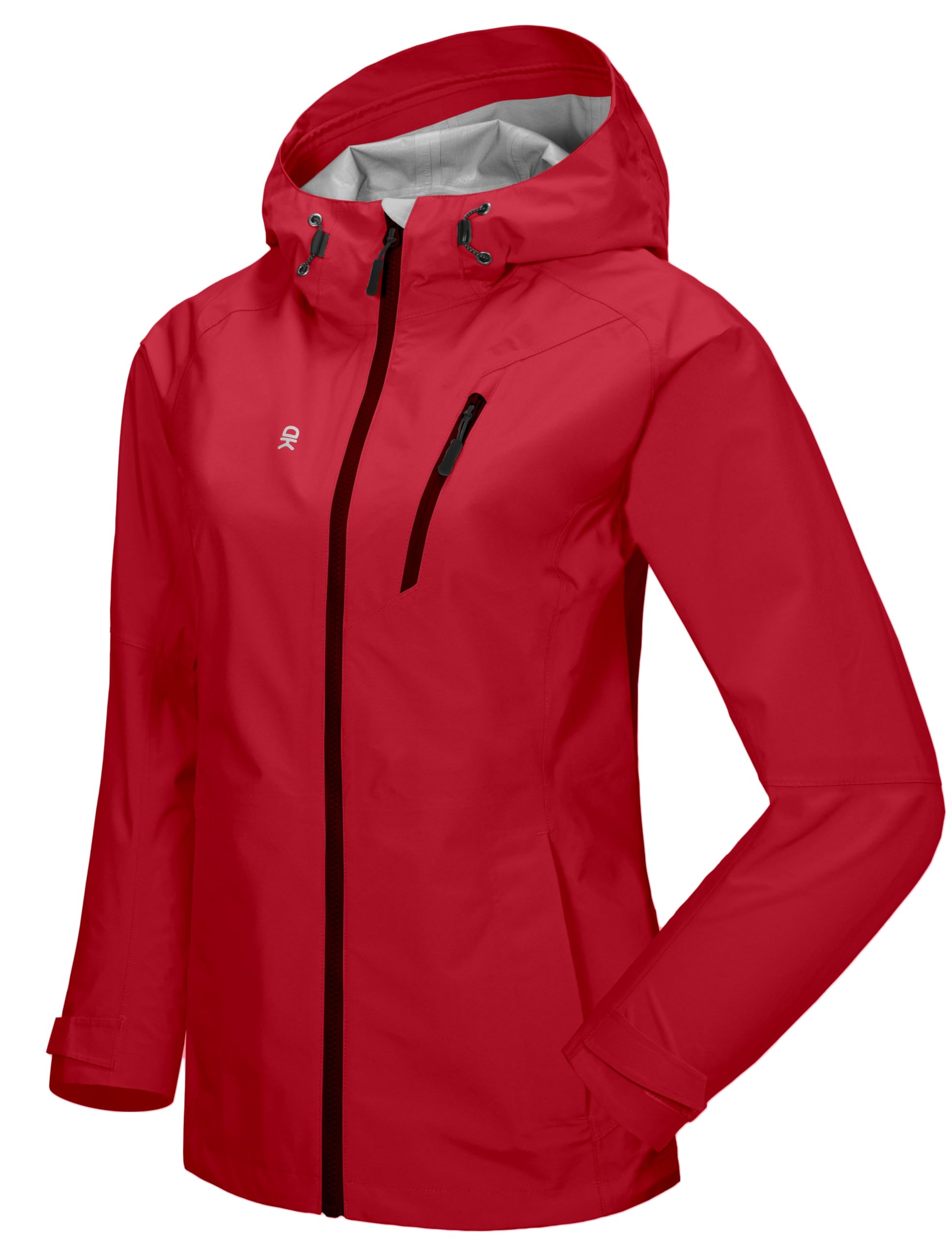 Women's Waterproof Hooded Hiking Rain Jacket