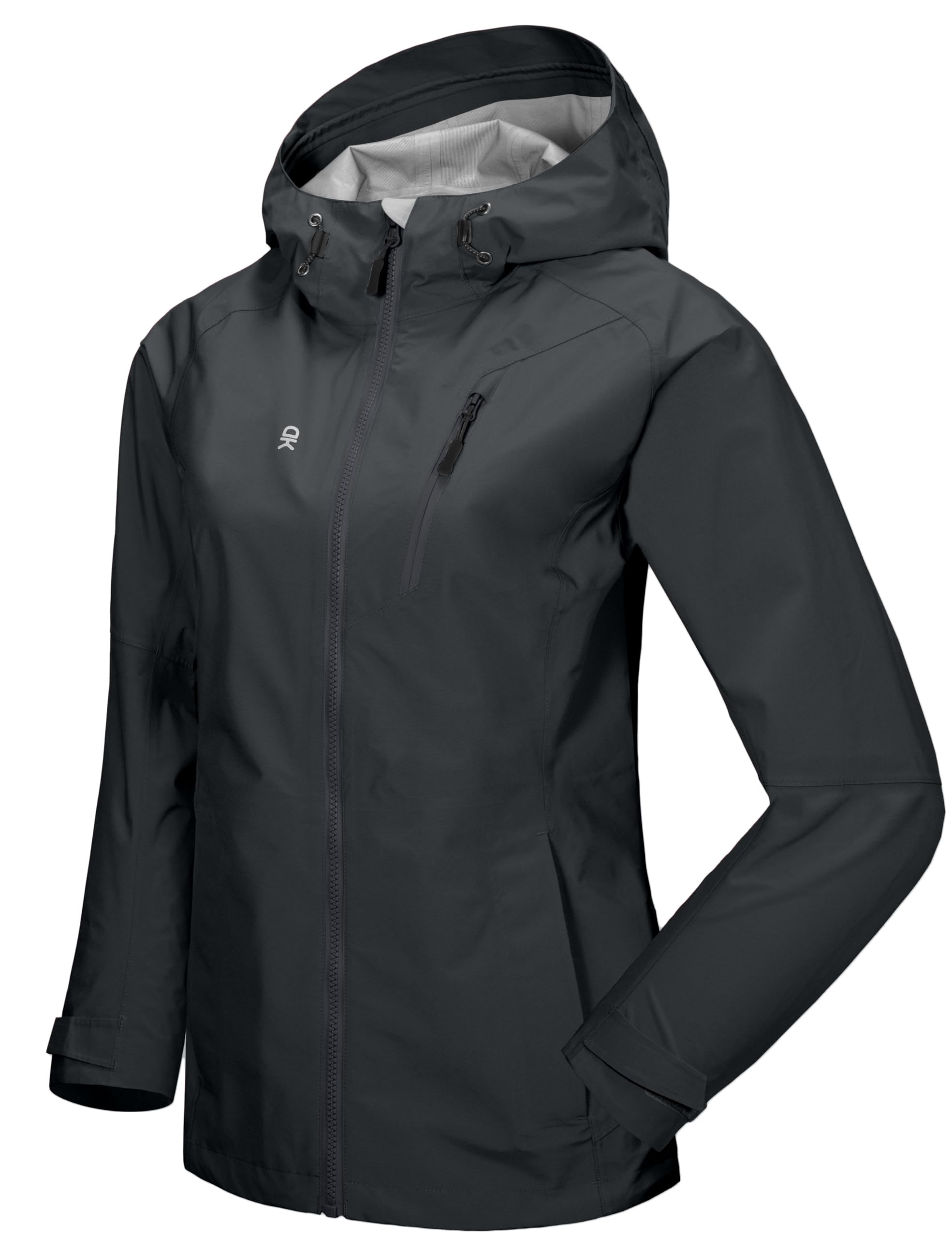 Women's Waterproof Hooded Hiking Rain Jacket