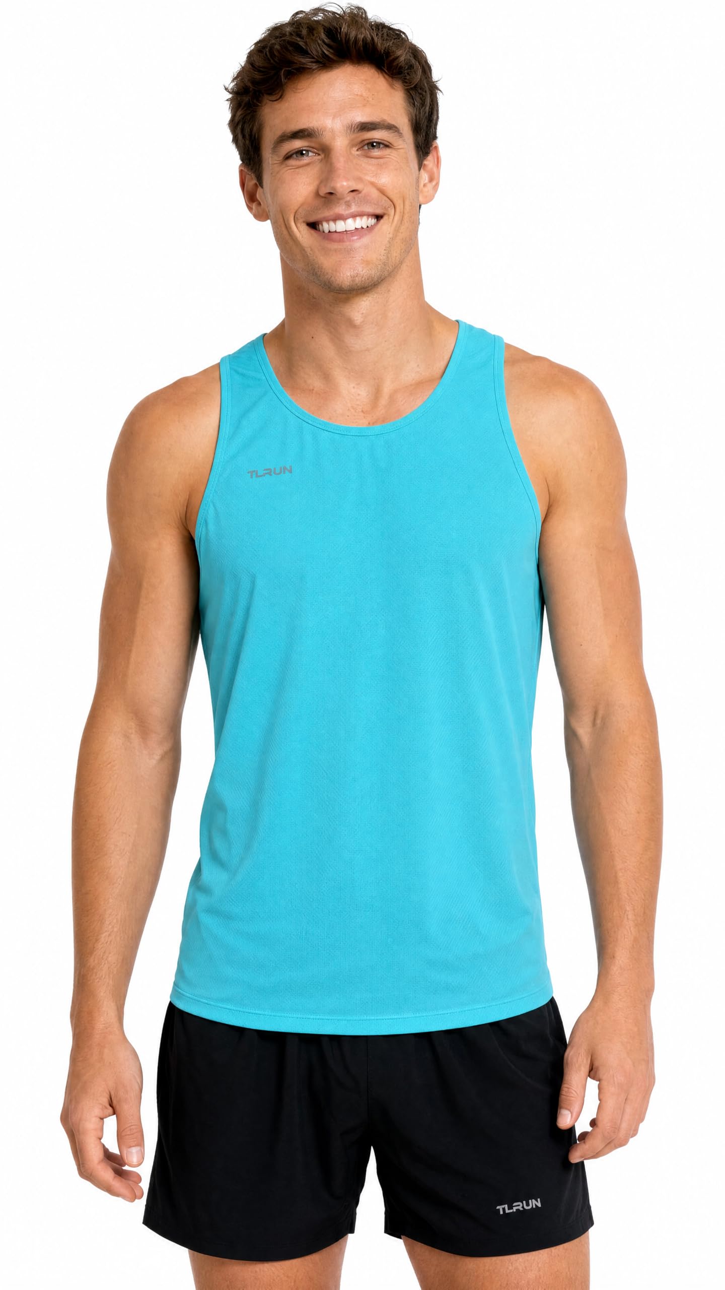 TLRUN Men’s Performance Running Tank Top Ultra Lightweight Singlet