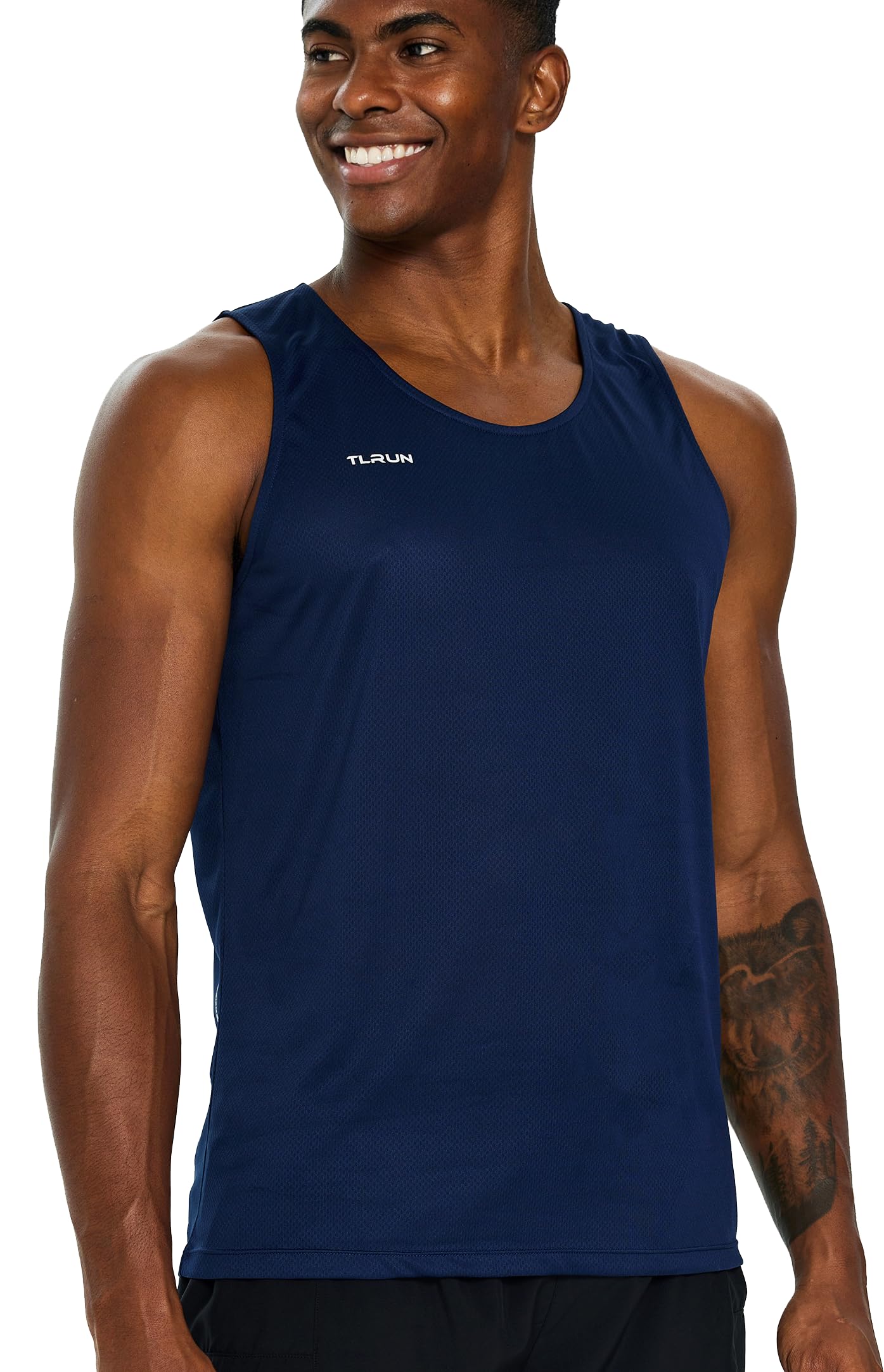 TLRUN Men’s Performance Running Tank Top Ultra Lightweight Singlet