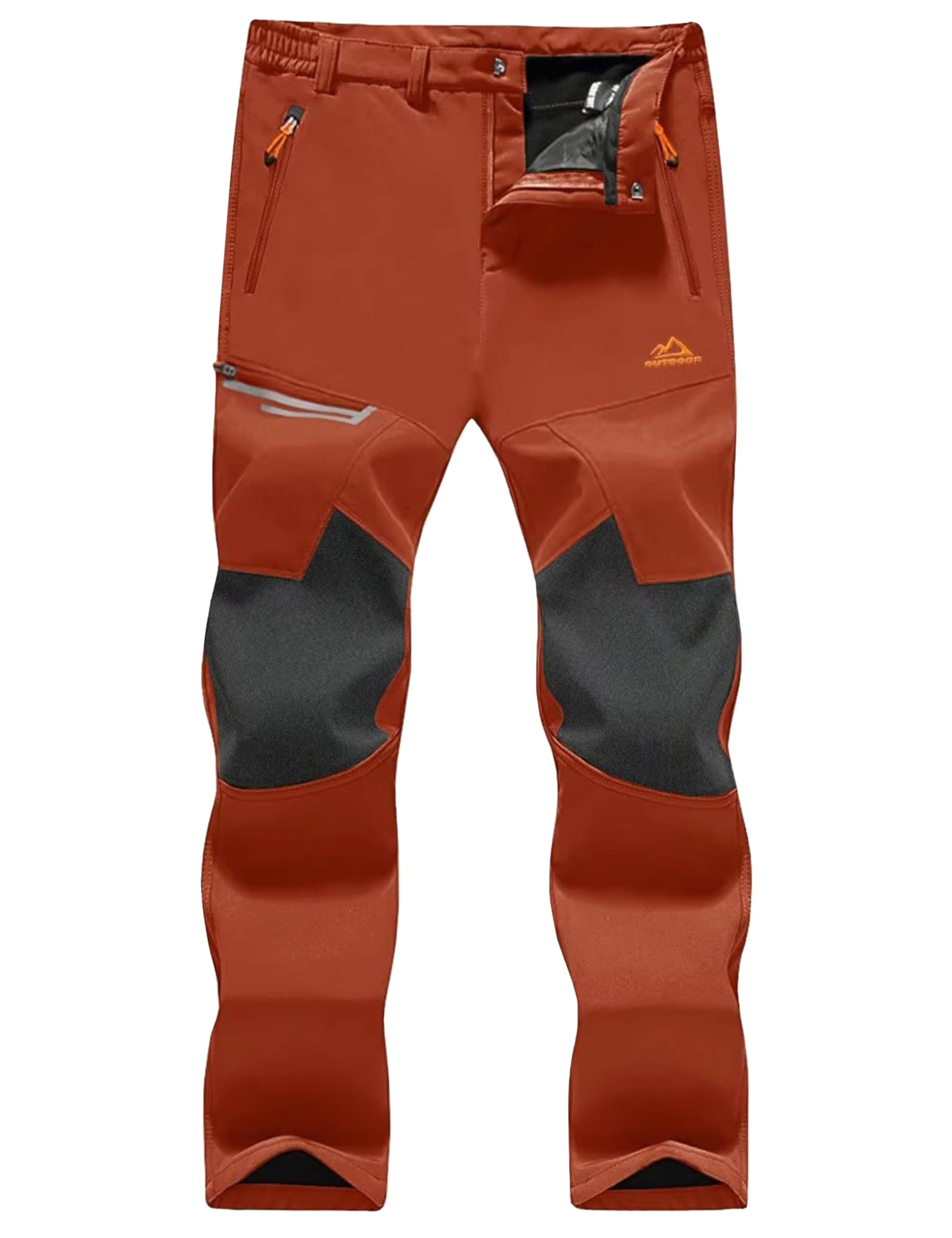Men's Insulated Fleece-Lined Water-Resistant Hiking Pants