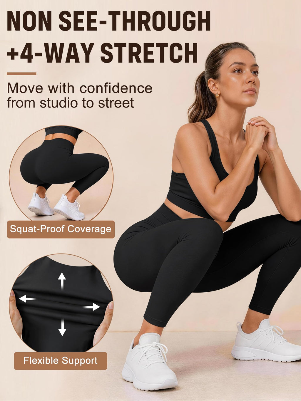 Women's High-Waist Buttery-Soft Full-Length Yoga Leggings