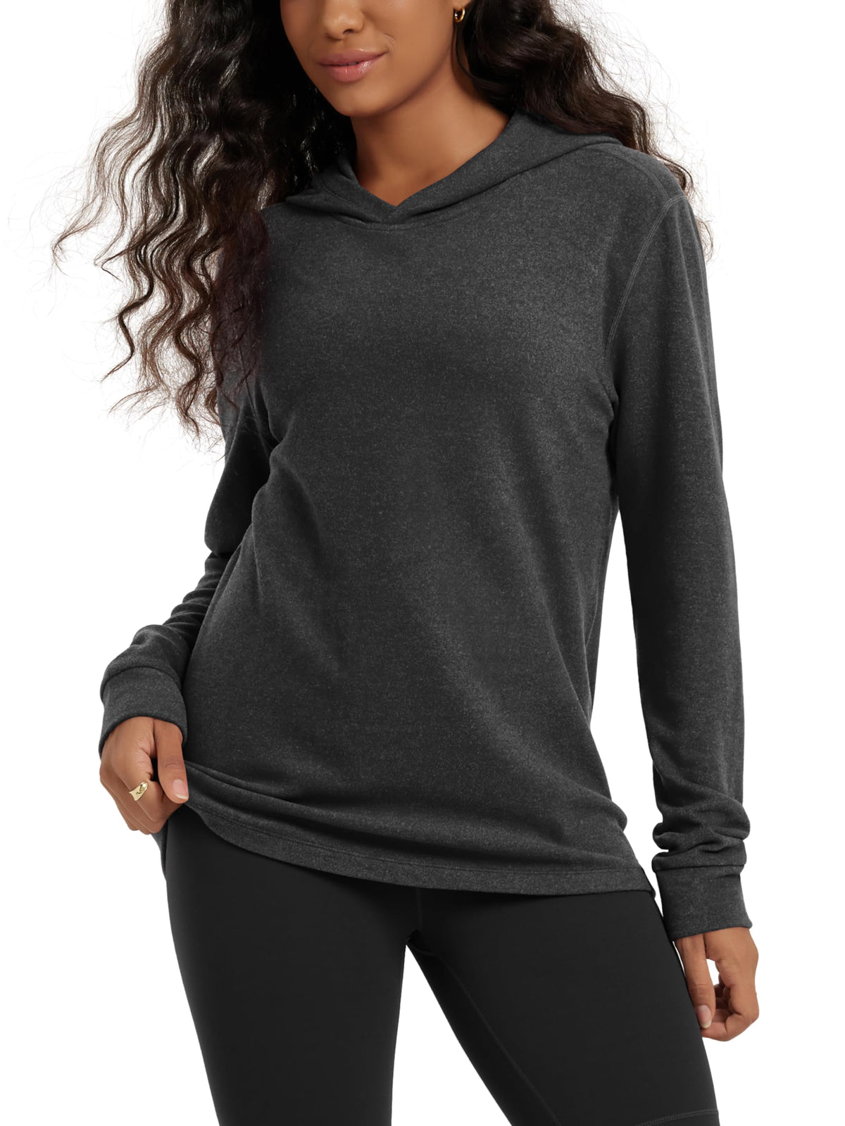 Women's Ultra-Soft Stretch Fleece Pullover Hoodie