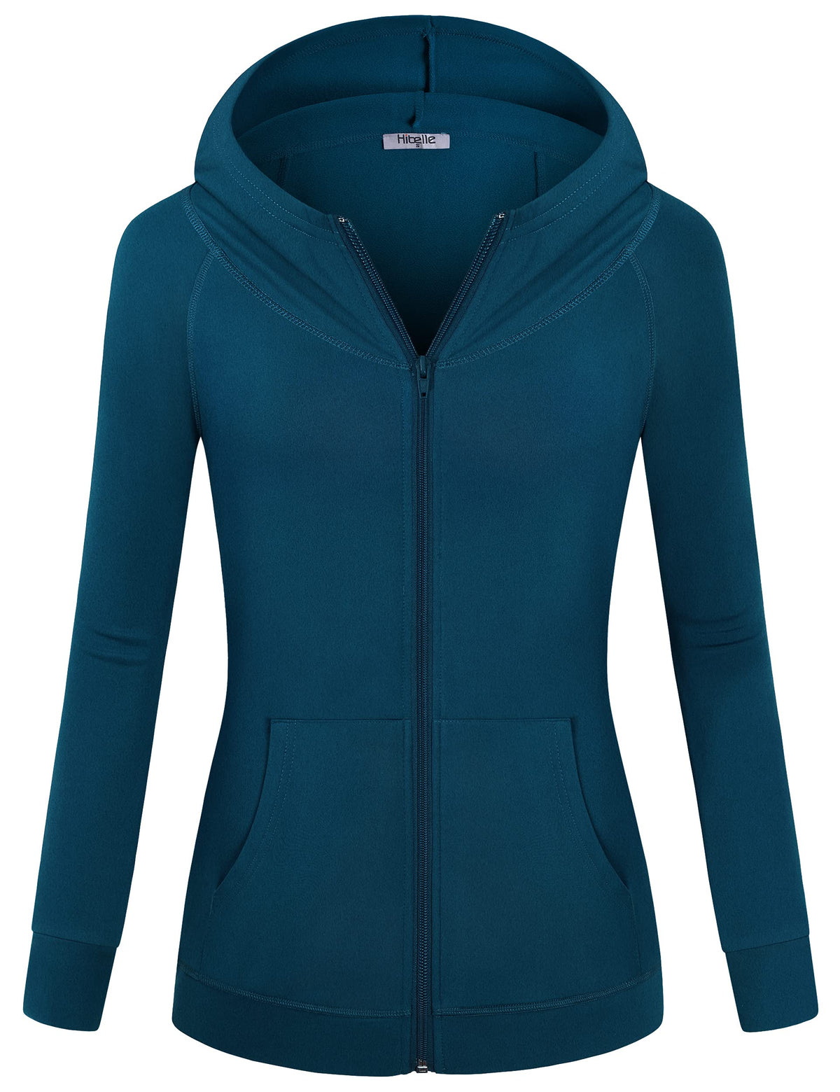 Women's Full-Zip Fleece-Lined Hoodie with Secure Pockets