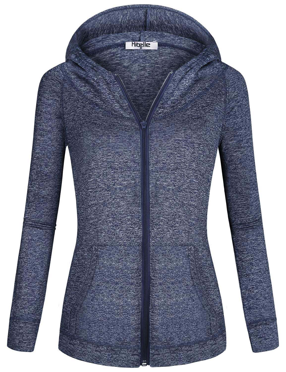 Women's Full-Zip Fleece-Lined Hoodie with Secure Pockets