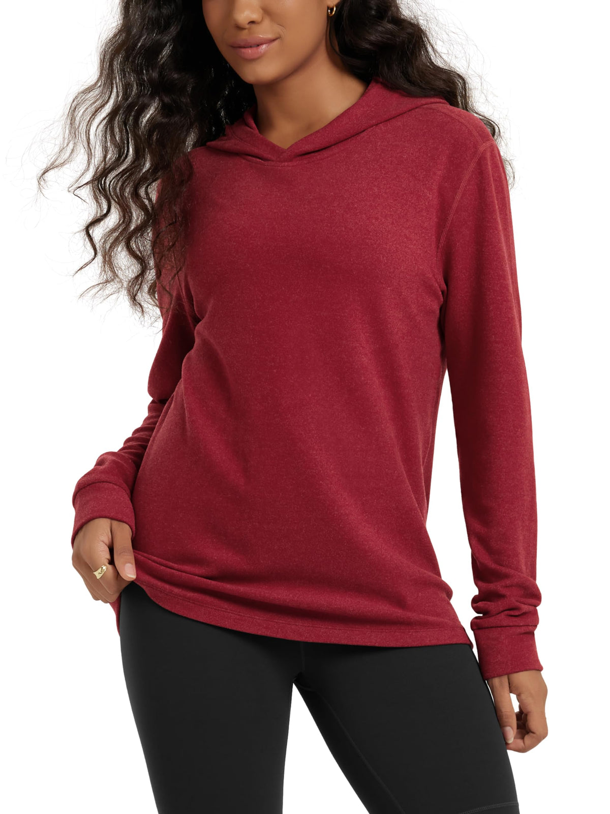 Women's Ultra-Soft Stretch Fleece Pullover Hoodie