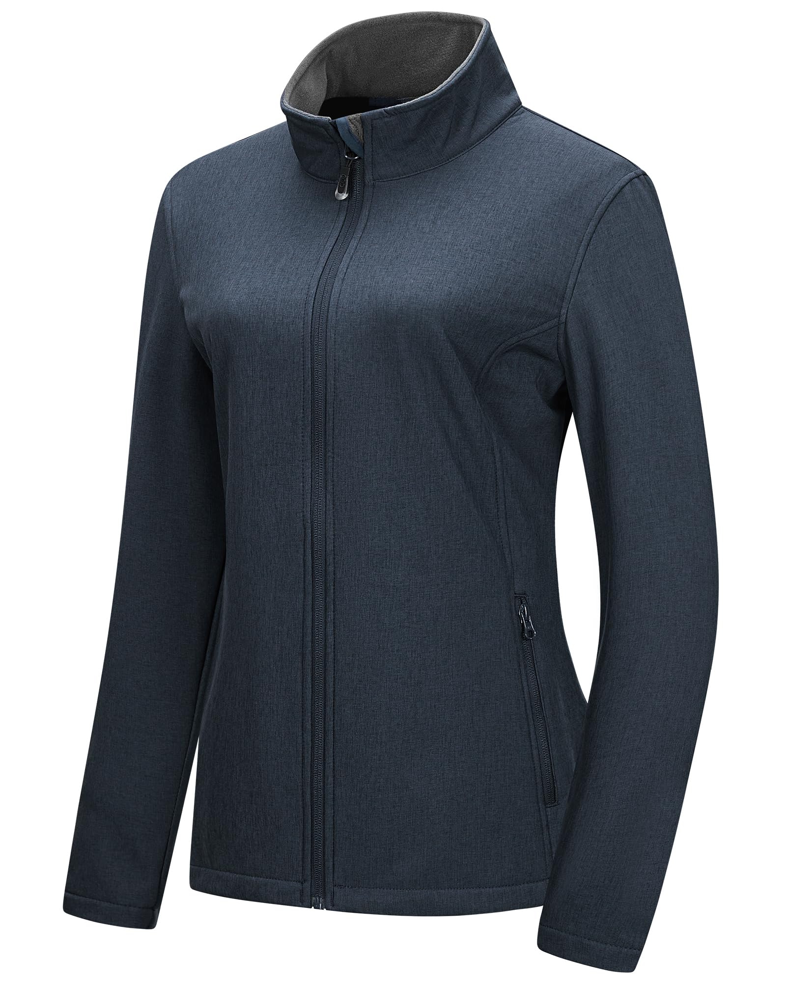 Women's Waterproof Fleece-Lined Softshell Jacket