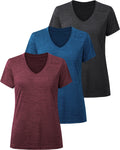 BALENNZ Workout Shirts for Women, Moisture Wicking Quick Dry Active Athletic Women's Gym Performance T Shirts