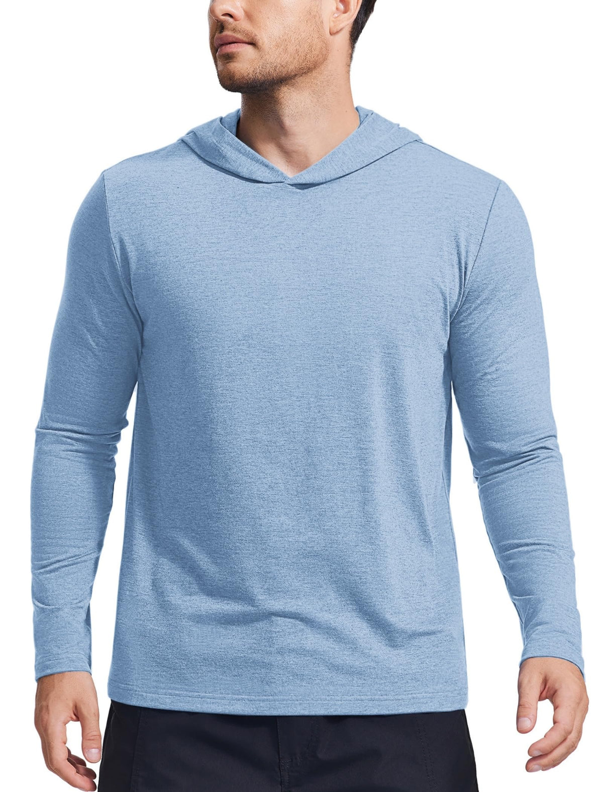 Men's Lightweight Long-Sleeve Pullover Hoodie