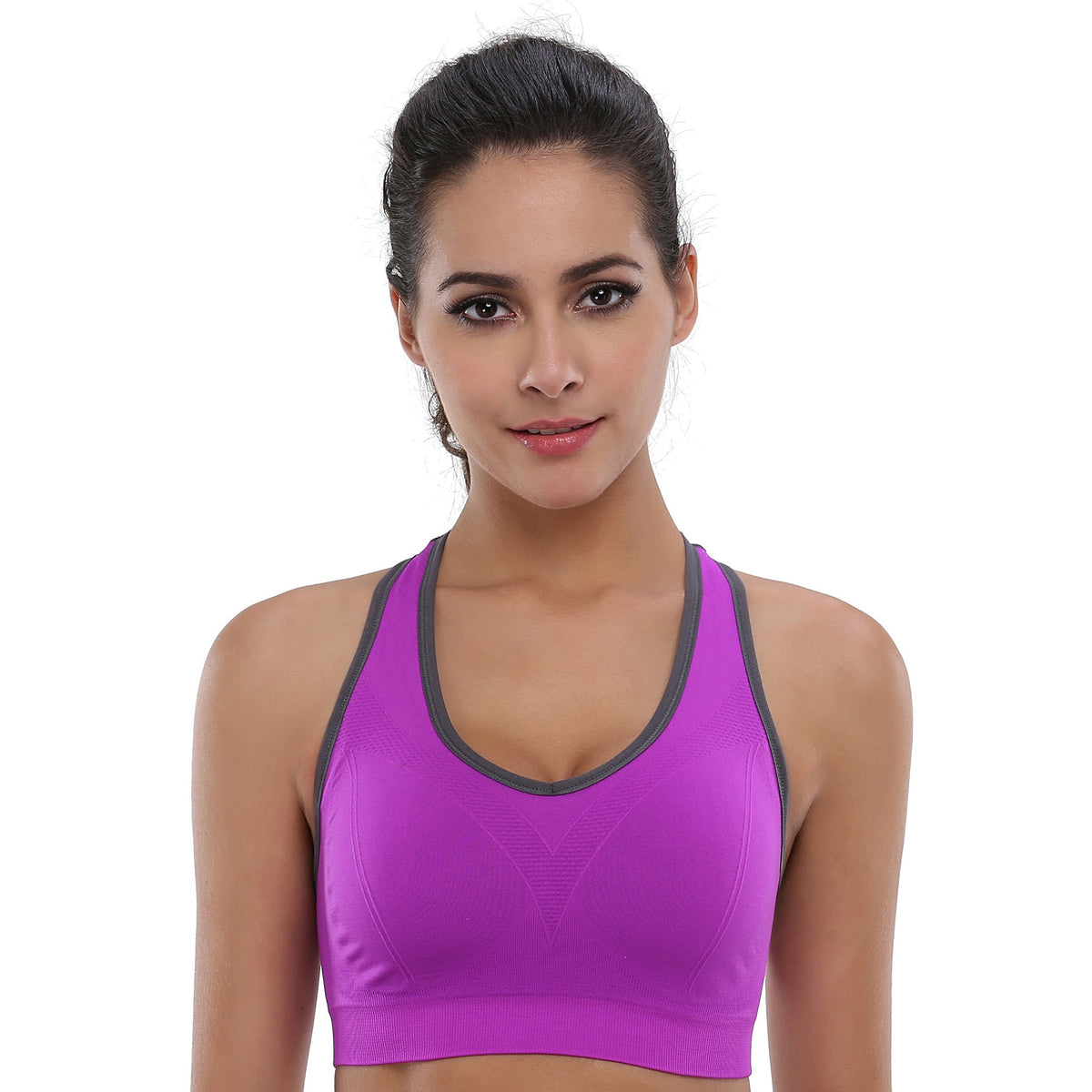 Women's Seamless Racerback High-Impact Sports Bra